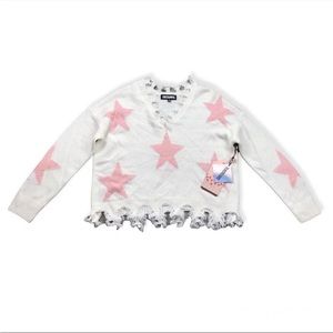 sweet and sinful star sweater NWT